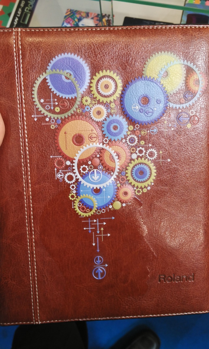 diary printed on a flat bed uv printer