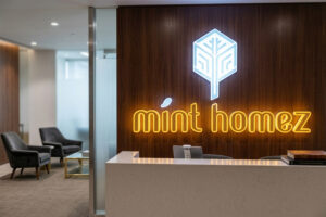 Standalone Backlit Acrylic Logo/letters Lit With LEDs, Fitted Directly On the Wall