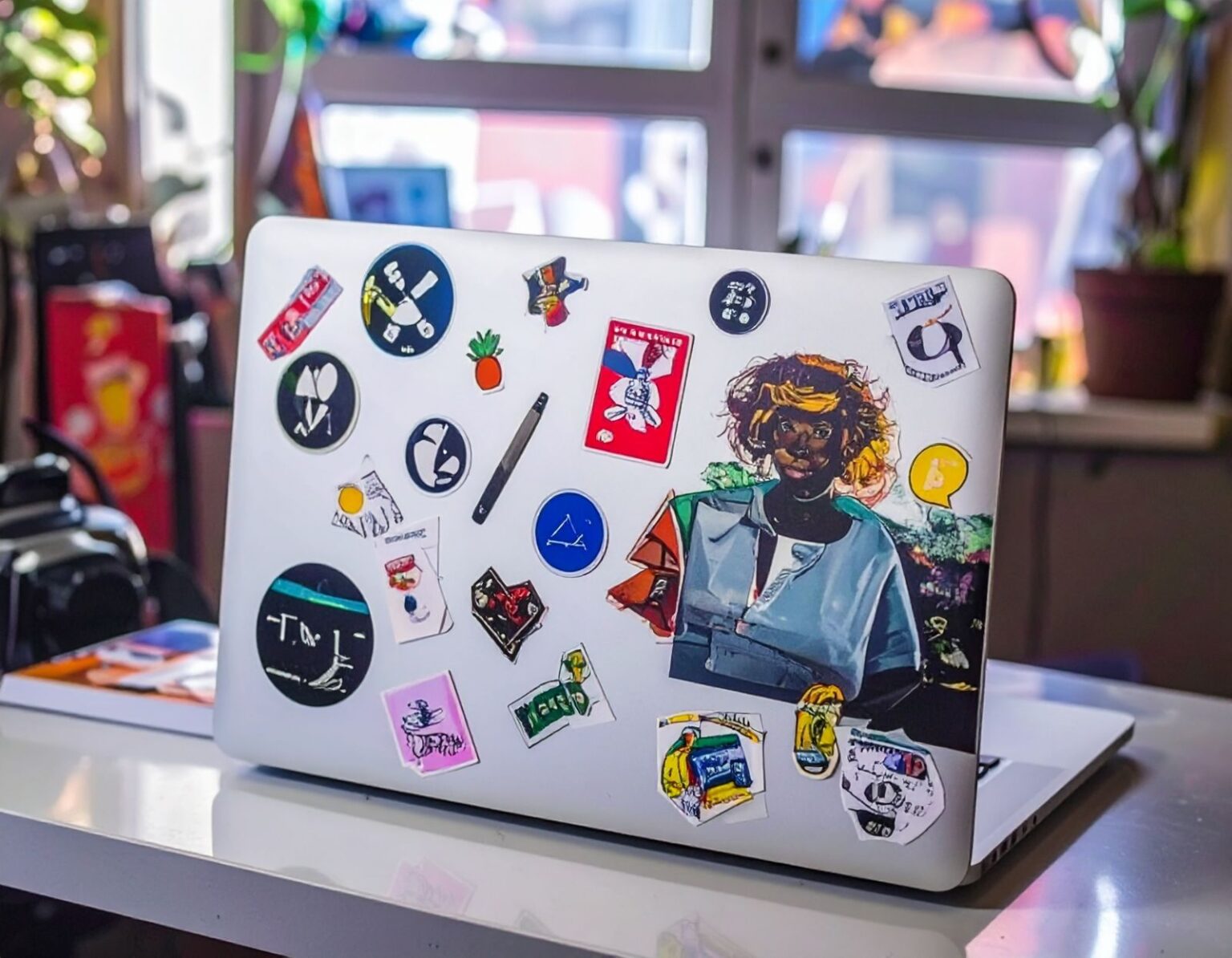 Laminated Vinyl Stickers With Air Release Channels