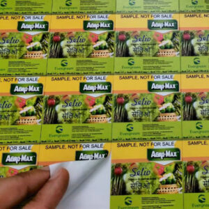 Paper Stickers Glossy Mirrorcote Finish